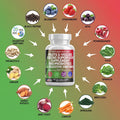 Clean Nutraceuticals Fruits And Veggies Supplement Reds & Green Superfood 120 Ct