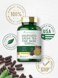 Carlyle Grapeseed Green Tea Pine Bark | 15000mg | 150 Capsules | Non-GMO and Gluten Supplement