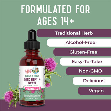 Mary Ruth'S Organic Milk Thistle Seed Liquid Extract, 1 Fz