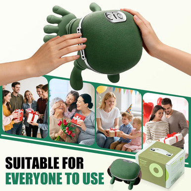 Lrthyonis Shoulder & Neck Massager With Heat 4D Kneading Neck Massager With Bionic Finger Design Deep Tissue Massage To Relieve Muscle Tension Home & Office Use (Green)