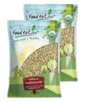 Food to Live Organic Hemp Seeds, 4 Pounds Ã¢â‚¬â€œ Non-GMO Raw Hearts, Hulled, Shelled, Kosher, Vegan, Bulk, Low Carb, Low Sodium, Good Source of Protein & Iron, Great for Oatmeal, Product of China
