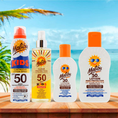 Malibu Kids Continuous Spf 50 Lotion Spray | With High Protection Uva/Uvb | Water & Sweat Resistant | Easy Spray Application | With Enriched Vitamin E & Aloe Vera | 175Ml