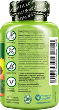 NATURELO One Daily Multivitamin for Women - Energy Support - Whole Food Supplement to Nourish Hair, Skin, Nails - Non-GMO - No Soy - Gluten Free - 120 Capsules | 8 Month Supply
