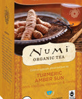 Numi Organic Tea Amber Sun 12 Count Box of Tea Bags (Pack of 6) Turmeric Tea