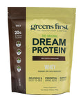 Greens First Dream Protein Powder Whey 20g Protein Per Serving Hormone Free with Prebiotics NonGMO No Artificial Sweeteners MSG Aspartame (Rich Dutch Chocolate 28.04 oz)
