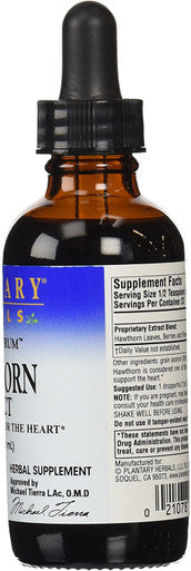 Planetary Herbals Full Spectrum Hawthorn Liquid Extract Supplement, 2 Fluid Ounce