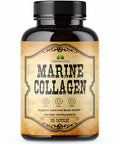 HERBALICIOUS Marine Collagen Capsules - Non Gmo, Gluten-Free Hydrolyzed Fish Collagen Supplements For Radiant Skin, Hair, Nails, Joints, & Bones - Made In Usa - 120 Capsules, 30 Days Supply