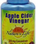 Nature's Life Apple Cider Vinegar 250 Mg 35 % Acetic Acid | 250 Tablets