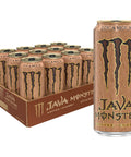 Monster Energy Java Monster Salted Caramel, Coffee + Energy Drink, 15 Fl Oz | Pack of 12