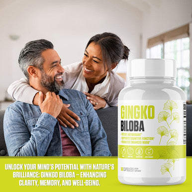 EPN Supplements Ginko Biloba | #1 New Ginko Biloba Supplement Pills W/Max Absorption For Enhanced Cognitive Function, Memory, Mood & Focus + Rich In Antioxidants | Vegan Capsules For Men & Women - 60 Capsules