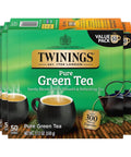 Twinings Lemon & Ginger, Caffeine-Free Herbal Tea Bags, 100 CT Box (1 Pack) | Spicy & Tangy, Ginger, Lemon Peel, Lemongrass, Blackberry Leaves, Soothe Digestion, 100 Foil Lined Individually Wrapped Bags