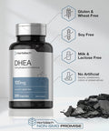 HorbAach Dhea 100Mg 200 Capsules Supplement For Men And Women Non-Gmo, Gluten Free