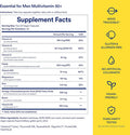 Ritual Multivitamin For Men 50 And Over With Zinc, Vitamin A And D3 For Immune Function Support, Omega-3 Dha, B12, K2, Gluten Free, Non-Gmo, Mint Essenced, 30 Day Supply, 60 Vegan Capsules