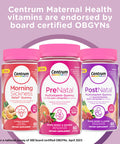 Centrum Morning Sickness Relief Gummies Citrus Ginger Flavor - 60 Count Up To 60 Day Supply