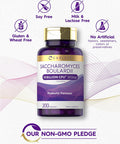 Carlyle Saccharomyces Boulardii Probiotics | 10 Billion CFUs 200 Capsules | Value Size | Non-GMO, Gluten Free Supplement