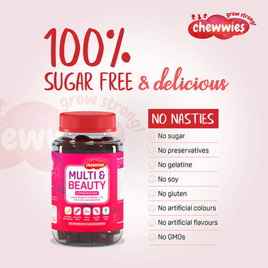 Womens Multivitamin & Mineral ÃƒÂ¢Ã¢â€šÂ¬Ã¢â‚¬Å“ Vegan Chewable Gummies - Formulated for Women - 1-Month Supply by Chewwies Vitamins