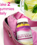 Neocell Hair Skin And Nails Beauty Builder With Collagen Biotin And Vitamin C Includes Antioxidants Gummy Lemon 60 Count 1 Bottle