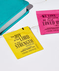 Thoughtfully Gourmet Tea Affirmations Christian Prayer Set Includes 6 Flavours of Tea with Bible Verses from Psalms and Other Books to Rejoice Pack of 90