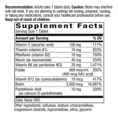Nature'S Way Biotin Forte, Supports Healthy Hair And Skin*, Energy And Nerve Function*, 60 Tablets
