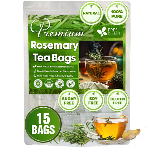 FreshDrinkUS, Premium 75 Mulberry Leaf Tea Bags, 100% Natural & Pure from Mulberry Leaves. Loose Leaf Herbal Tea. Made with Natural Material Tea Bags. No Sugar, No Caffeine, No Gluten, Vegan.