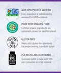 New Chapter Men s Multivitamin Gummies, 66% Less Sugar, Men s Gummy Vitamins with Vitamin C, D3 & Zinc, Non-GMO, Gluten Free, Berry-Citrus, 75ct
