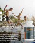 Bronson Selenium 200 Mcg Immune & Antioxidant Support Essential Mineral, 250 Vegetarian Tablets