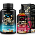 NUTRAHARMONY Gaba With L-Theanine Capsules & Vitamin B Complex Drops