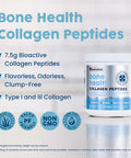 NativePath Bone Health Collagen Peptides Type 1 & 3 with Fortibone and Verisol, 7.9 Ounce 30 Servings