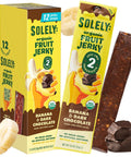 Solely - Organic Mango Fruit Jerky - 12 Individually Wrapped Fruit Strips - Fruit Leather Made from Dried Fruits - Healthy Snacks, Vegan - 0.8oz (23g)