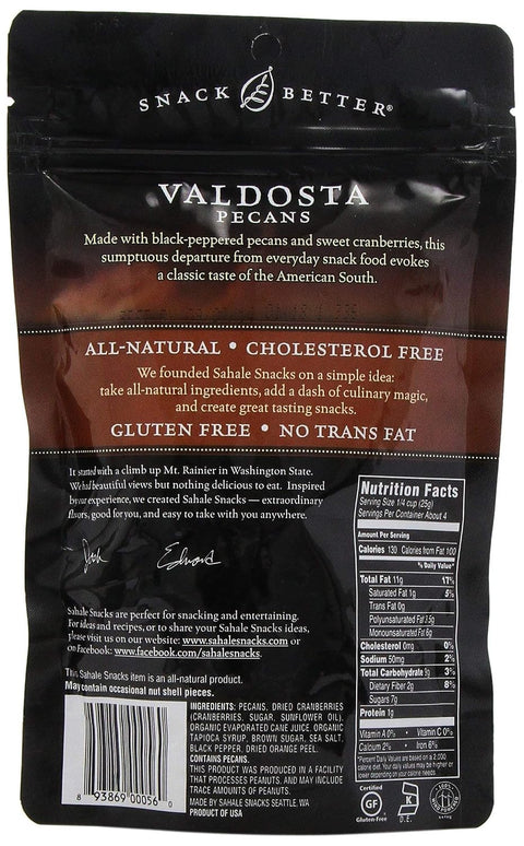 Sahale Snacks Valdosta Pecans, 4 Oz