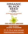 Nature's Way Nature's Way Organic Black Seed Oil - 100% Cold-Pressed, 0.60% Thymoquinone, Vegan, Gluten-Free- 8oz , 7.98 Fl Oz