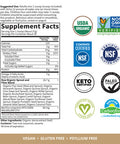 Garden of Life Fiber Supplement Raw Organic Fiber Powder 30 Servings 15 Organic Superfoods Probiotics Omega-3 Ala 4G Soluble Fiber 5G Insoluble Fiber For Regularity Psyllium Husk Free Fiber