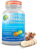 Acidophilus Probiotic 50 Billion Probiotic Multi Enzyme Digestive Formula Vegan Probiotic Prebiotic Supplement Shelf Stable Live Probiotics and Prebiotics for Women and Men 2 Month Supply