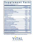 Vital Nutrients MultiNutrients 5 Ultra Antioxidant Formula Boron Copper and Iron Ultra Antioxidant Daily MultiVitamin/Mineral Formula 120 Vegetarian Capsules per Bottle