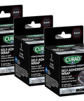 Curad IRONMAN Self-Adherent Athletic Wrap Official IRONMAN Medical Supplier Black 2 inches x 5 yards Compression Support for Sports Injuries Joint Stability and Muscle Recovery 3 Count
