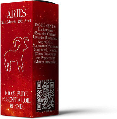 Mystic Moments | Aries - Zodiac Sign Astrology Essential Oil Blend - 10ml