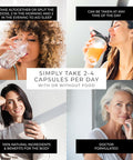 Correxiko Marine Collagen Supplement Pills - 1800Mg Hydrolyzed Collagen Peptides Per Serving With Added Hyaluronic Acid, Vitamin C & Minerals - For Hair, Skin & Nails - 120 Capsules 30 Day Supply