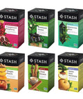 Stash Tea Relax and Unwind Tea Sampler - Assorted Specialty Tea Gift Set, Calming Herbal Teas to Support Relaxation, 7 Flavors, 35 Tea Bags