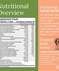 Noor Vitamins Energy+ Multivitamin Halal Vitamin For Energy Production & Immunity, 26 Vitamins & Minerals, Black Seed, Dates, Honey, For Men & Women. Gelatin Free, 2 Month Supply