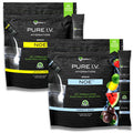 Karamd Pure I.V. - Doctor Formulated Electrolyte Powder Drink Mix 2 Flavor Bundle Refreshing & Delicious Hydrating Packets With Vitamins & Minerals 1 Lemon Lime & 1 Variety Bag (32 Sticks)