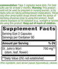 Nature's Way Premium Herbal St. Johns Wort Herb, 700 mg per serving, 180 VCaps