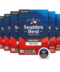 SeattleÃƒÂ¢Ã¢â€šÂ¬Ã¢â€žÂ¢s Best Coffee, Medium Roast K-Cup Coffee Pods, Breakfast Blend, 100% Arabica, 6 Boxes (60 Pods Total)