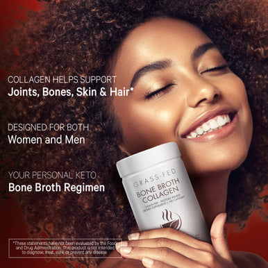 Codeage Organic Bone Broth Collagen Peptides Capsules Supplement, Grass Fed Beef Bone Broth, Free-Range Chicken Bone Broth, Turmeric & Ashwagan, Bones, Cartilage, Skin, Joint Support - 180 Capsules