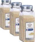 McCormick Culinary Whole Sesame Seeds, 5 lb - One Bulk 5 Pound Container of Whole Sesame Seeds Perfect for Stir-Fries, Sushi, Noodle Dishes, and Coatings for Meat and Fish