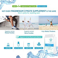 Magnesium Citrate 500mg 120 Capsules - Providing 150mg of Active Elemental Magnesium - High Potency - Easily Absorbable - Highly Bioavailable - UK Manufactured