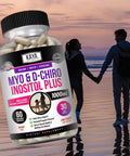 Kaya Naturals Myo and DChiro Inositol Plus Support for Women Vitamin B860 Capsules