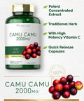 Carlyle Camu Camu Capsules 2000Mg | 150 Count | With Vitamin C | Non-Gmo, Gluten Free