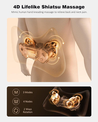 Back And Neck Massager For Pain Relief Deep Tissue, Shiatsu Back And Neck Massager With Heat For Back, Neck, Shoulder And Leg Massage, Chritmas Gifts For Men Women Mom Dad, Relax For Home Office Car