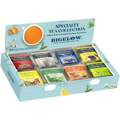 Bigelow Tea, Caffeine Free, 6 Flavor Herbal Tea Variety Pack, Pack of 6