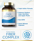 Carlyle Fiber Complex | 180 Capsules | Non-GMO Supplement | Triple Action Fiber